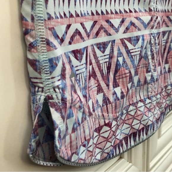 Ivivva by Lululemon geometric print short sleeve dress size 12 - Picture 8 of 10